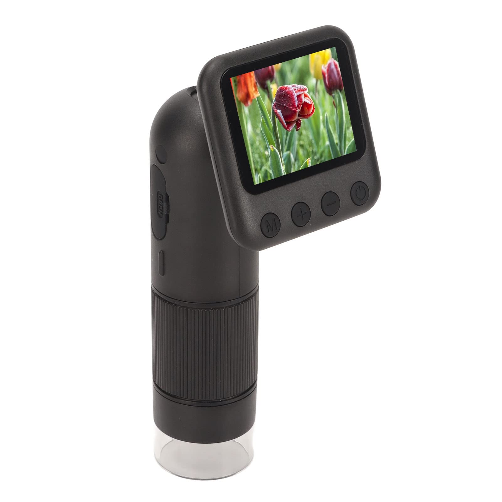 FILFEEL Microscopio Digital de Mano con Pantalla LCD HD 800X, Microscopio de Bolsillo Portátil Recargable con Luz LED