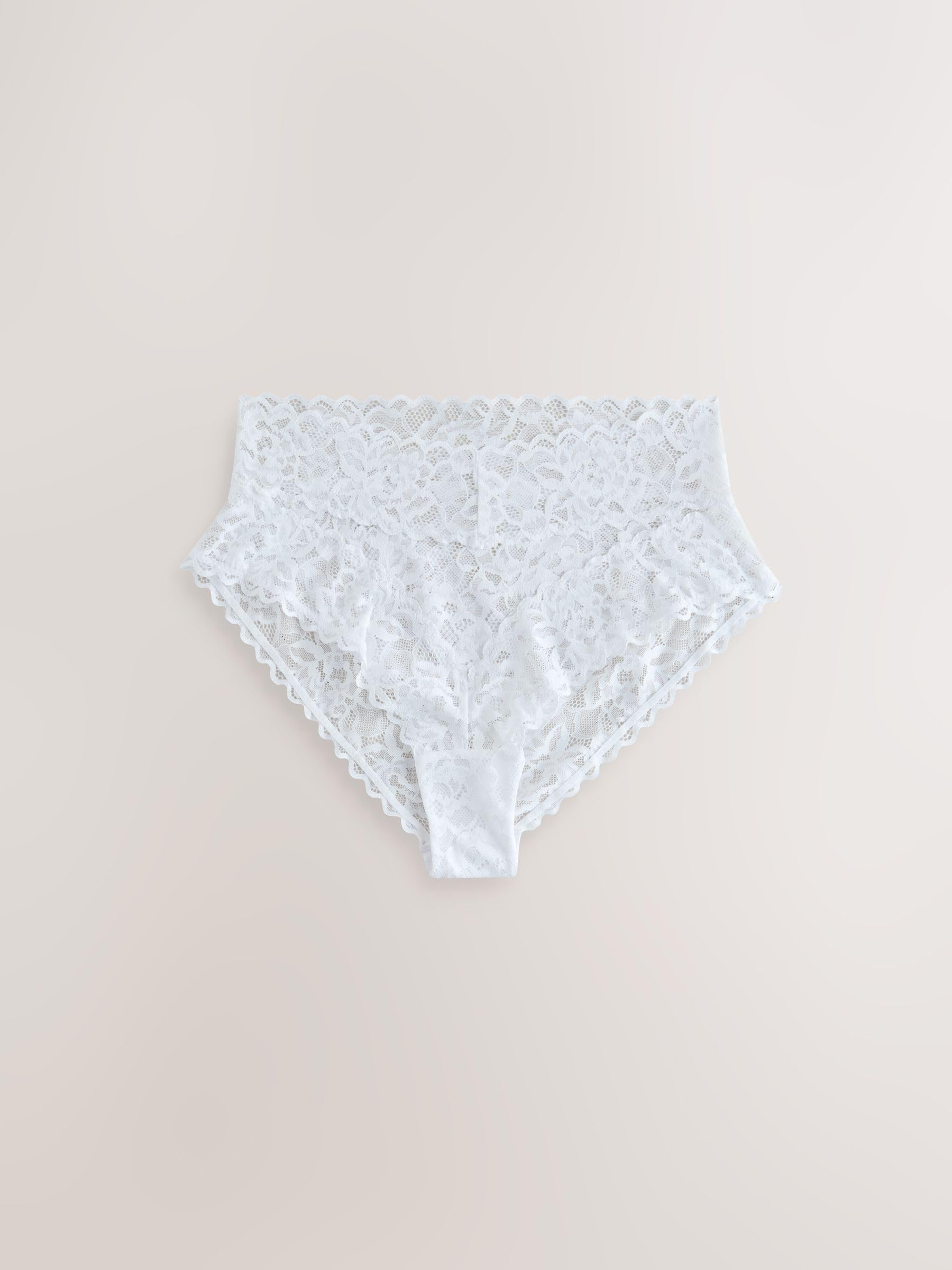 NEXT Mujeres Pack de 7 Braguitas de Encaje de Pernera Alta