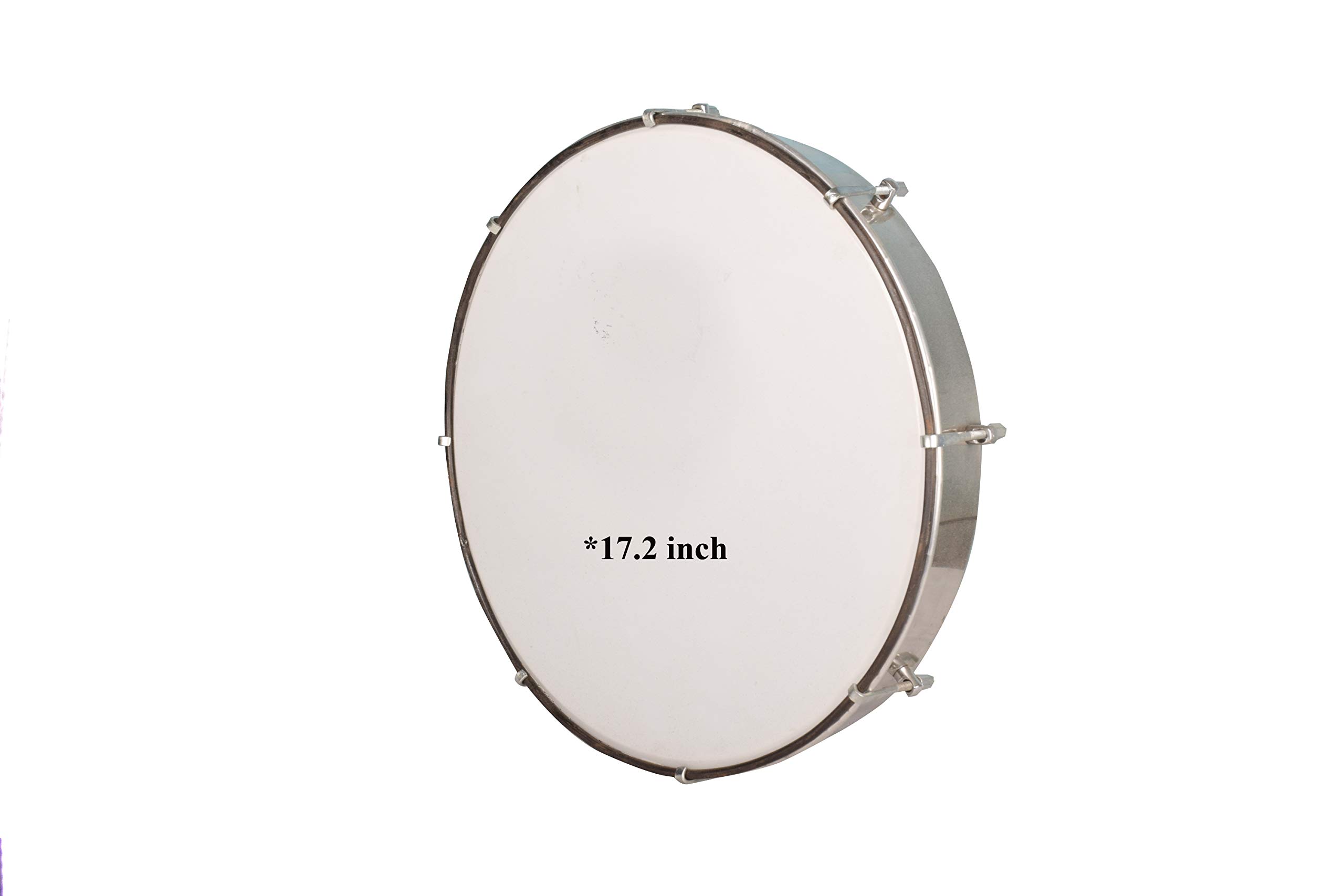 Kannan Musical Instruments Duff (S.S), 17.2 inch, Silver