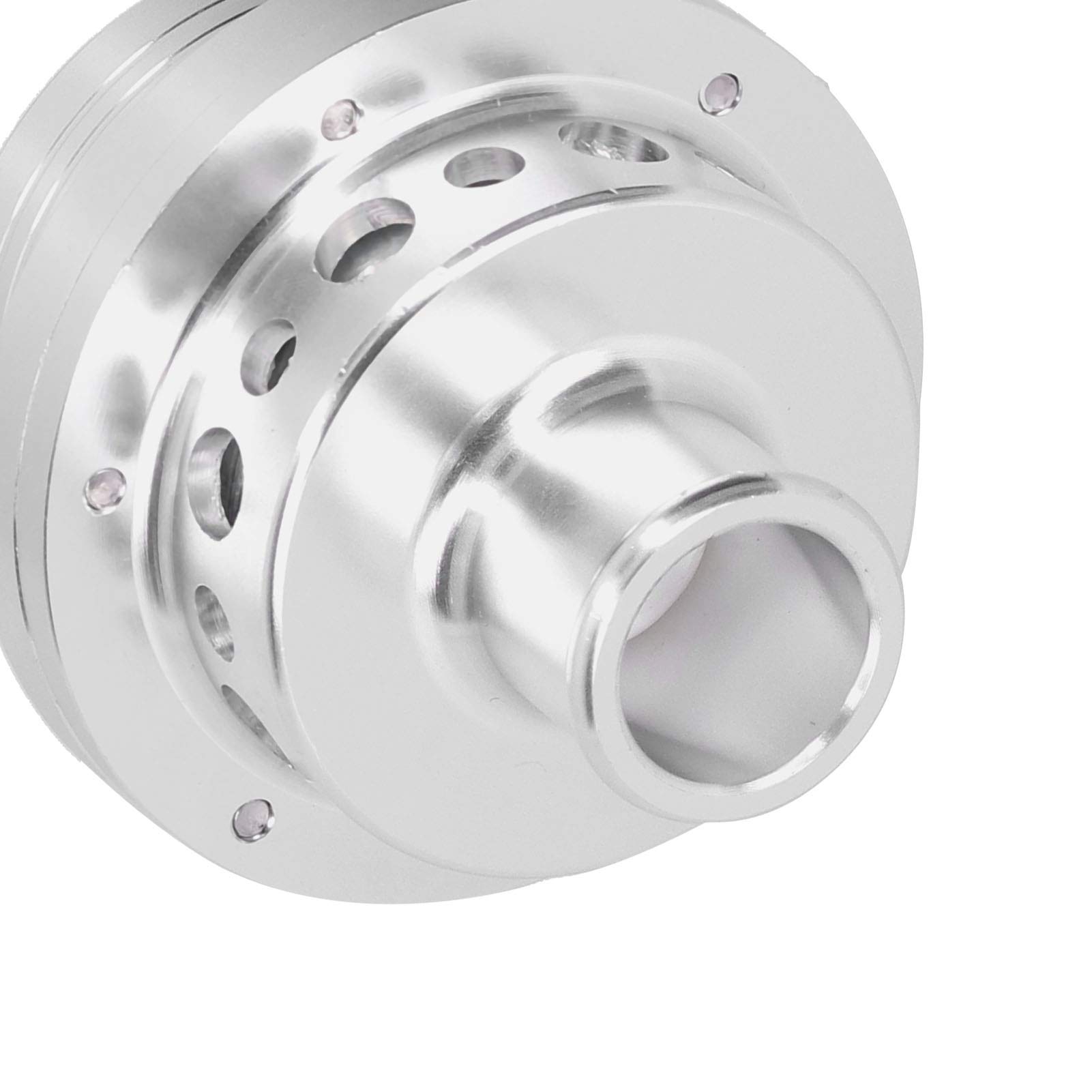 Aramox 25mm Universal Turbine Dump Voiture Blow Off Valve Atmospheric BOV Valve Dump BOV Fit pour Focus RS MK1/Escort Cosworth/Sierra Cosworth(Argent)