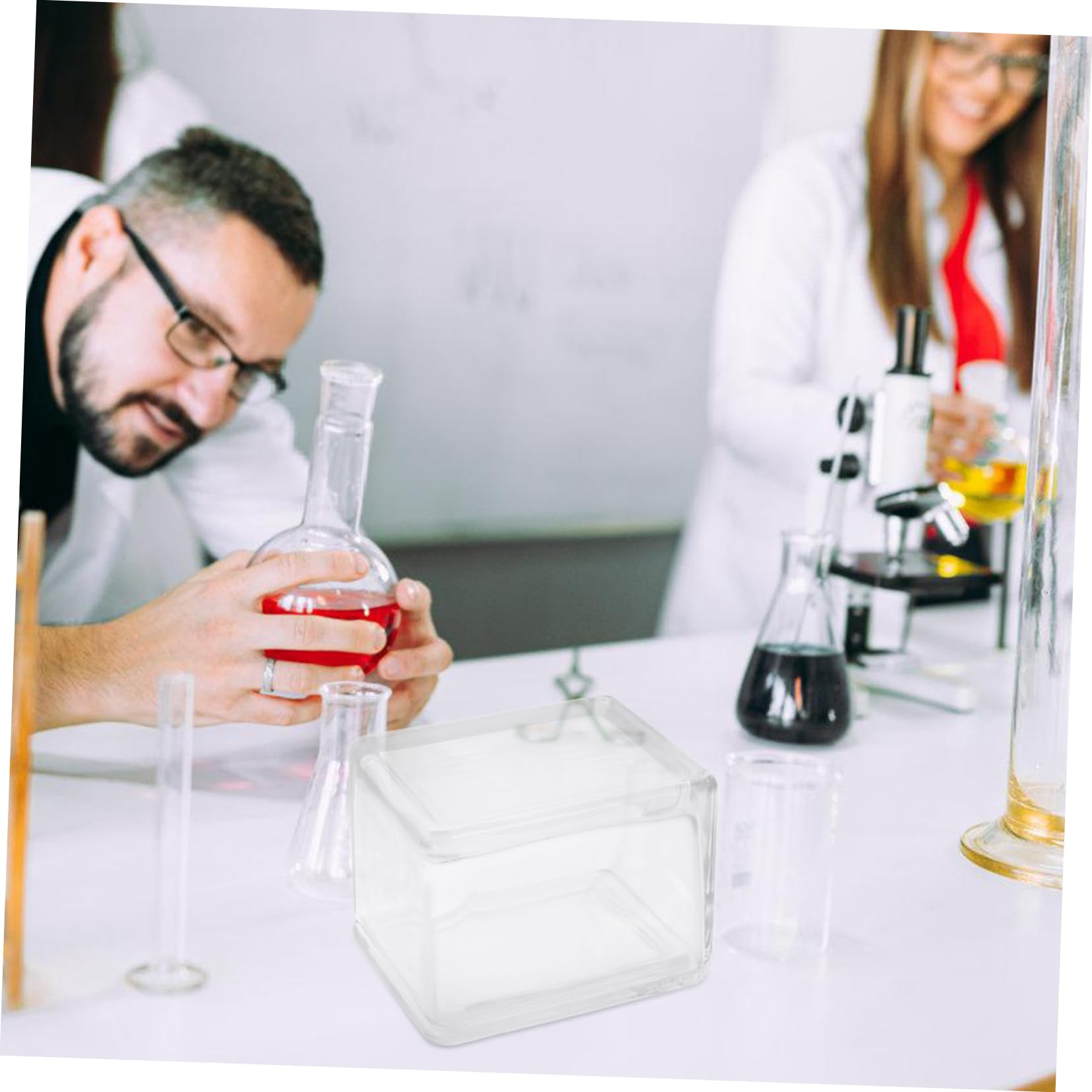 Cabilock Vetrini Coprioggetto per Microscopio Vetrini di Registrazione in Vetro Kit di Preparazione e Coprioggetti per Campioni Vetrino per Cellule