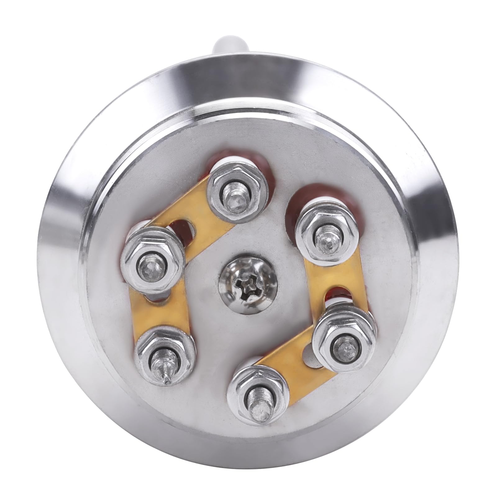 DERNORD Heizelement Tri-Clamp 220V 9000W DN50 2 Zoll Heizstab Tube Flansch aus Edelstahl mit Schwarzer Kunststoffabdeckung und Silikonring