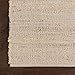 nuLOOM 6x9 Elfriede Jute & Cotton Hand Woven Area Rug, Natural, Solid Rustic Farmhouse Style, Weaved Design, Natural Fiber, For Bedroom, Living Room, Dining Room, Hallway, Office, Entryway