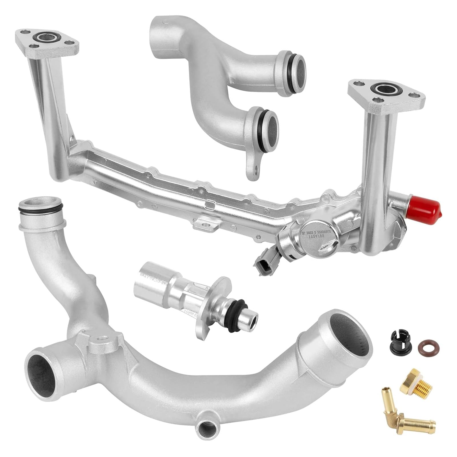 Upgraded Alloy Coolant Outlet Pipe Set C2Z18624 C2Z31644 LR092992 LR075991 LR090630 AJ813917 C2Z28536 AJ811340 AJ813865 Cooling Systems Hose