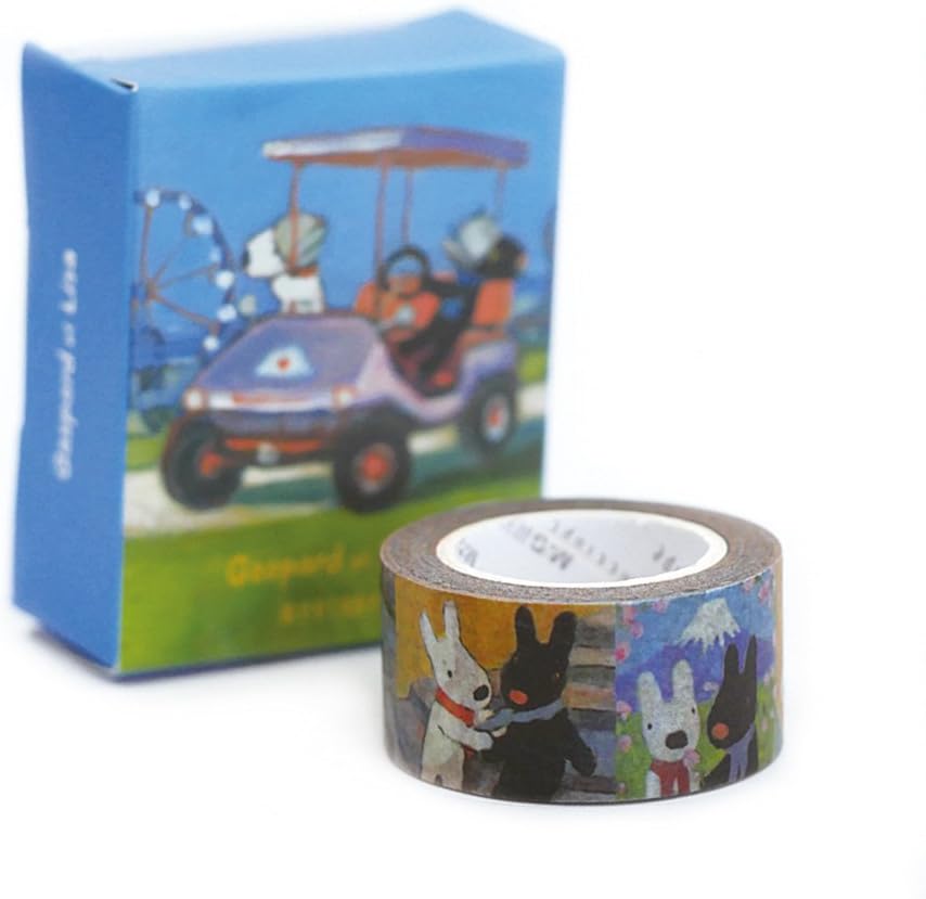Signature Collection Designer Washi Tape: Perfect Multi Purpose Colored Masking Tape for Walls, Arts and Crafts, DIY, Scrapbook - 20mm x 10m (Puppy Pals: Awesome Adventure)