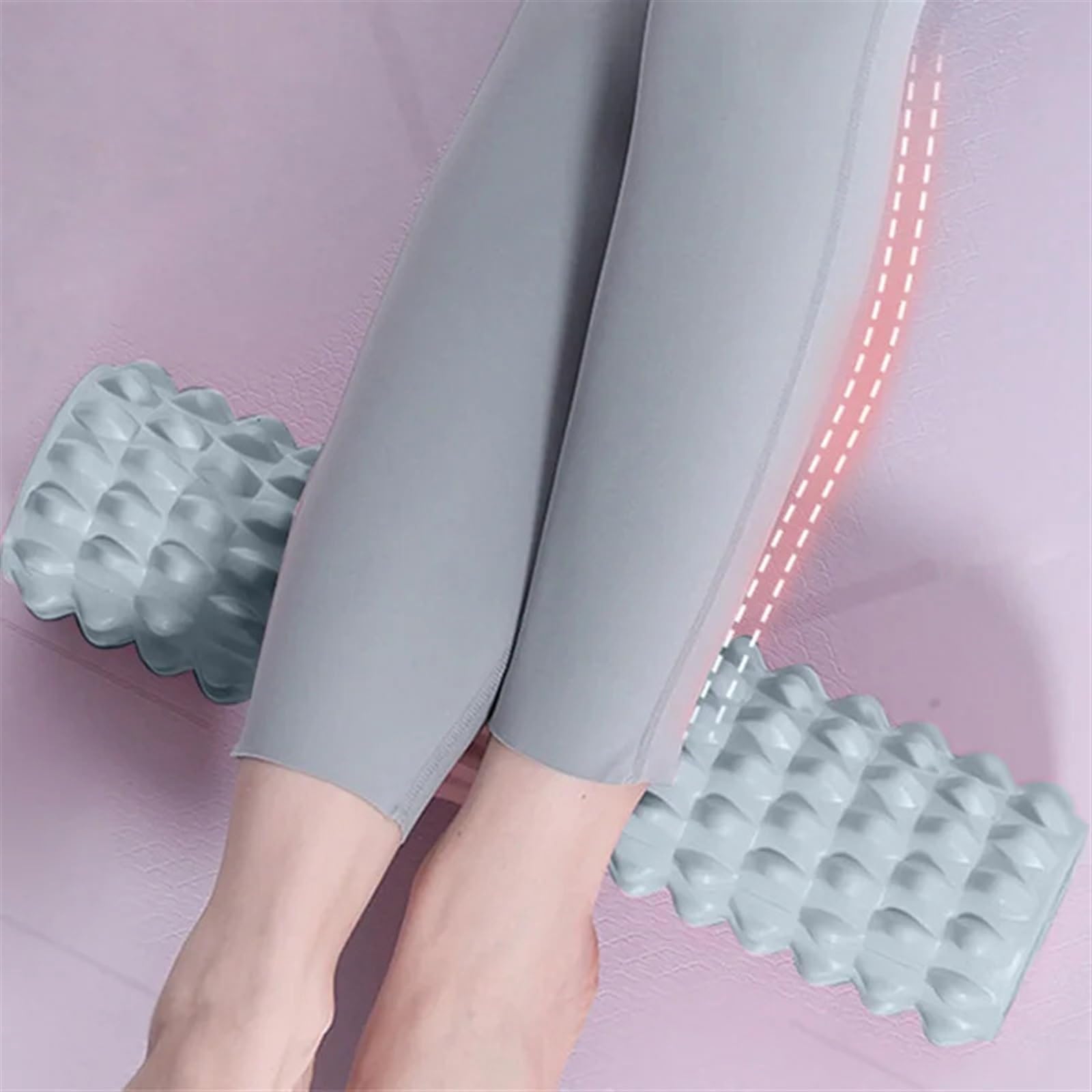 Rullo In Schiuma Rullo di schiuma Yoga Colonna Palestra Fitness Esercizio Massaggio alla schiena Brick Attrezzatura for il fitness a casa(45x10cm)