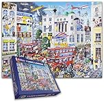 I Love London 1000 Piece Jigsaw Puzzle – Hilarious Puzzle by Mike Jupp – Perfect for Puzzle Enthusiasts and London Lovers Size 66 x 50 CM