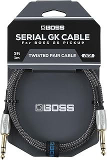 BOSS BGK-3 | 3ft/1m High-Performance Digital Cable Guitar Synthesizer Products | Compatible with GM-800, GK-5, GK-5B, GKC-AD & GKC-DA