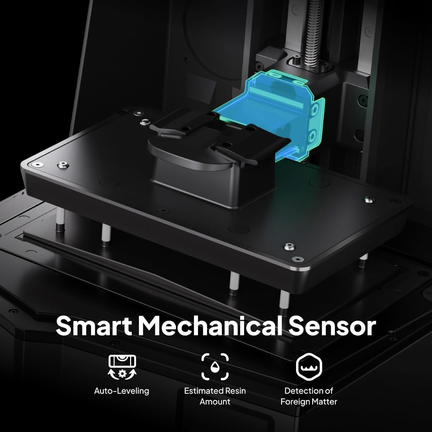 ELEGOO Saturn 4 Ultra 16K Resin 3D Printer, 10" 16K Mono LCD Resin Printer with Smart Mechanical Sensor, Heated Resin Tank, Auto-Leveling, 150mm/h Fast Printing, Print Size 8.33 x 4.66 x 8.66 Inch