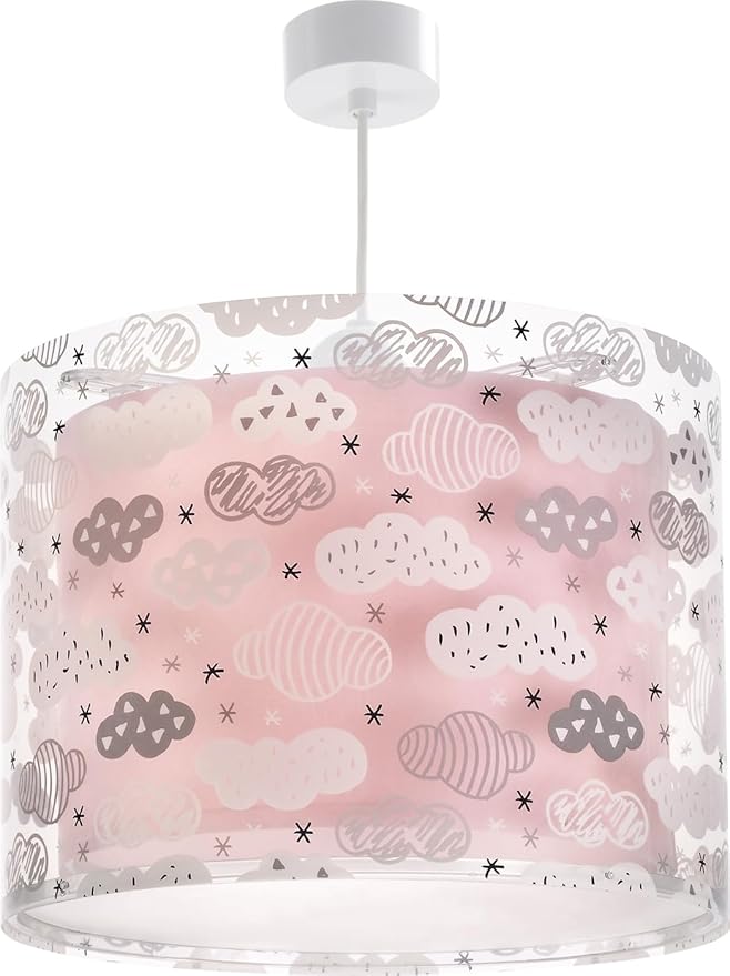 Dalber Dalber Kinder hanglamp plafondlamp kinderkamer kinderlamp Clouds Wolken roze