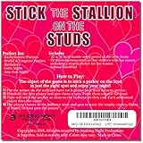 Bachelorette & Ladies Night Party Games | Stick The Stallion on The Studs | Double Sided Poster & 28 Stickers | Hilarious for Bridal Showers, Decorations, Supplies, Favors, Gifts