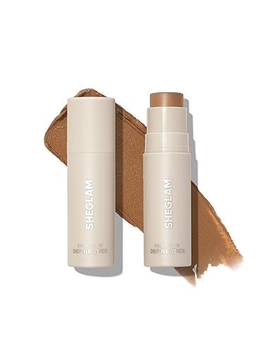 SHEGLAM Snatch 'n' Define Cream Contour Stick - Maquillaje bronceador facial de larga duración, altamente pigmentado, a prueba de sudor, color dorado