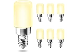E12 LED Night Light Bulb 25W Equivalent, 6-Pack