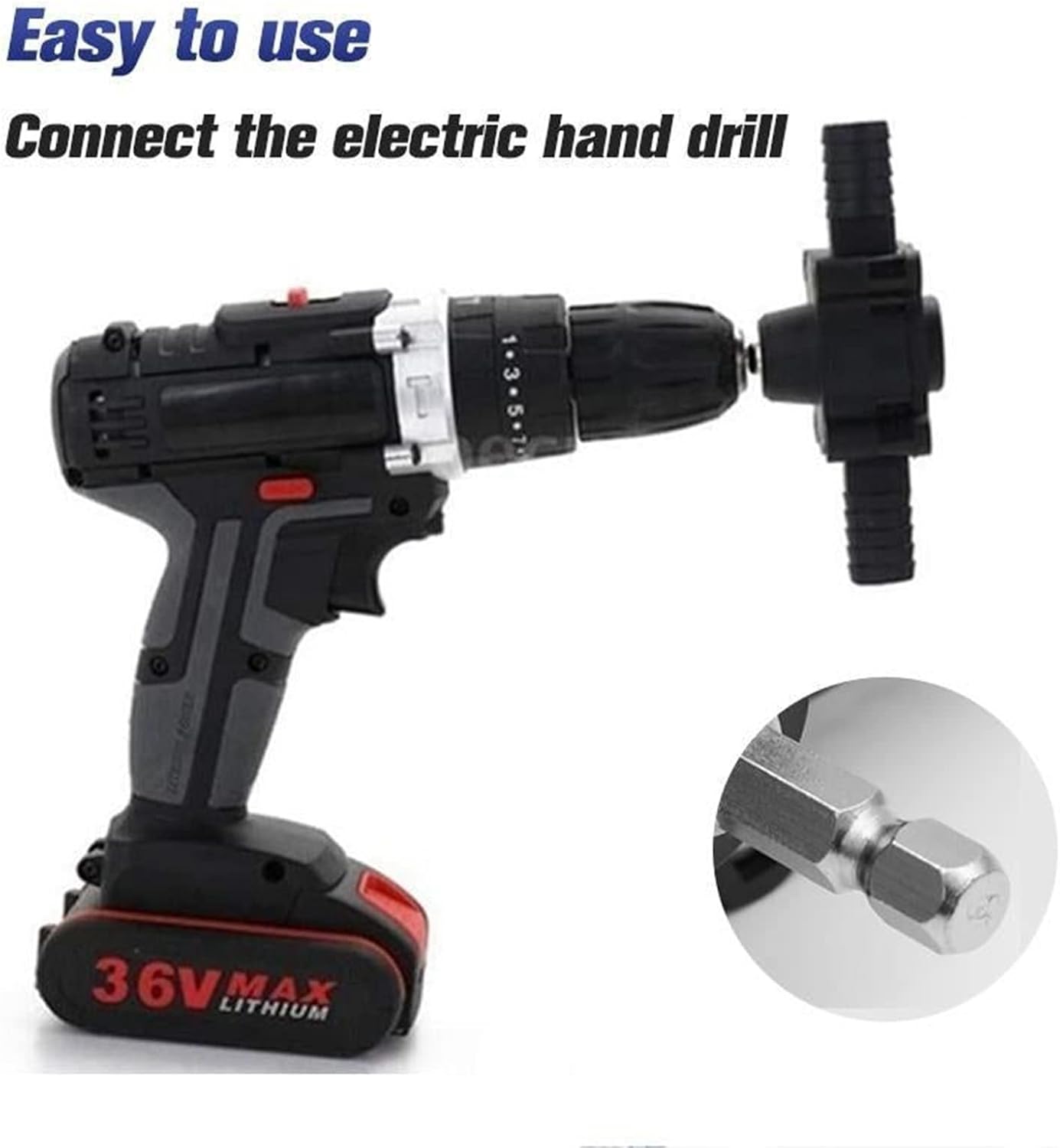 Mini Submersible Portable Electric Water Pump Portable Hand Drill Pump Mini Self-Priming Liquid Transfer Oil Fluid High Pressure Water Home Garden Outdoor Tools