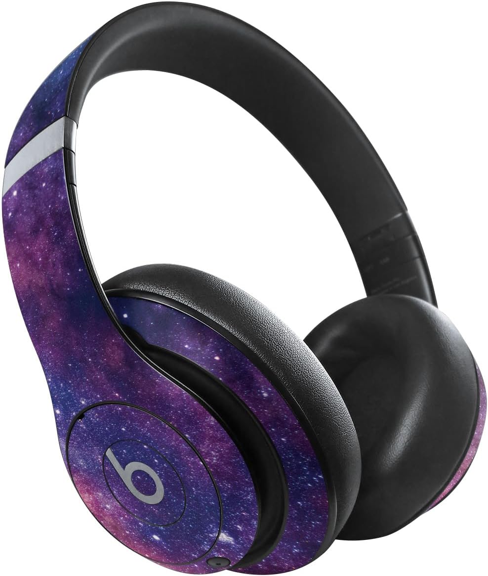 MightySkins Skin Compatible with Beats Studio Pro - Violet Stars | Protective, Durable, and Unique Vinyl Decal wrap Cover | Easy to Apply, Remove, and Change Styles