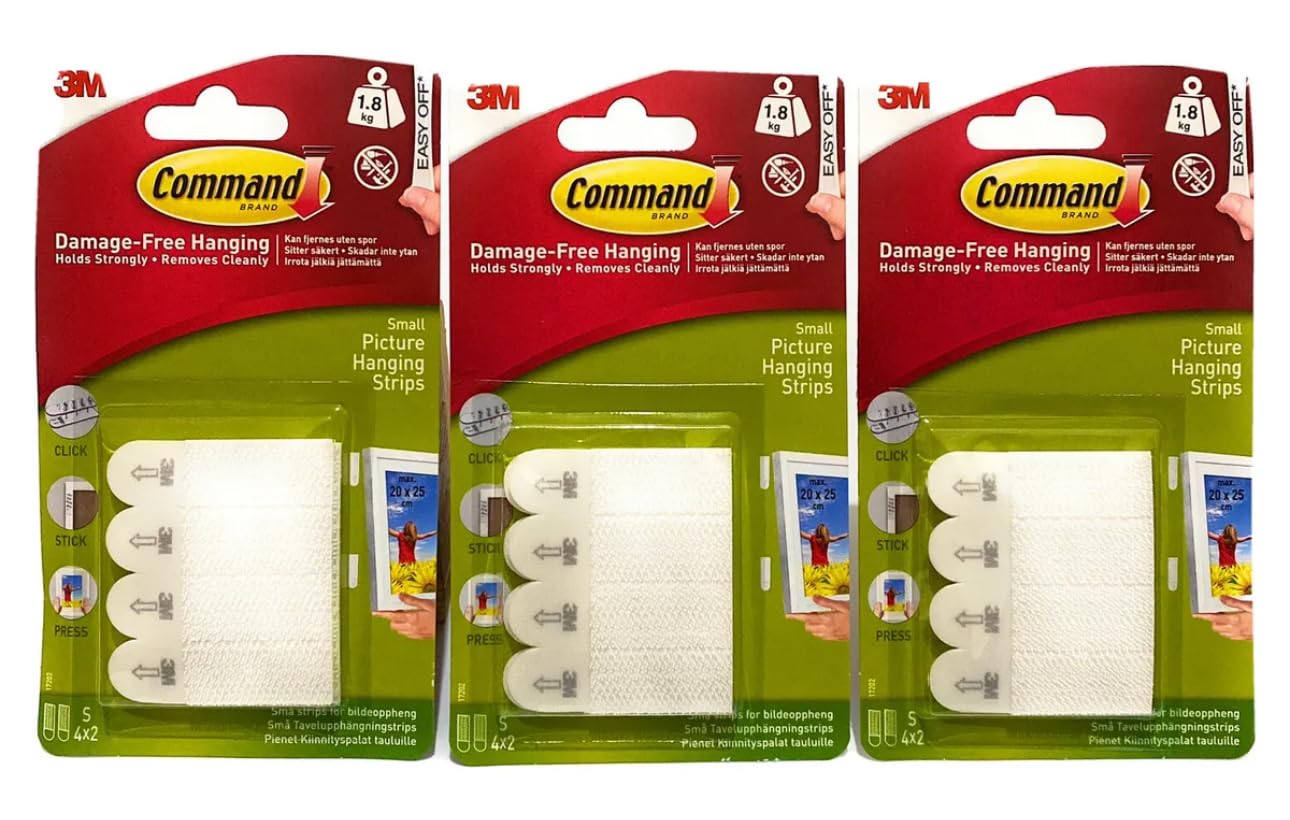 Command Small Picture Hanging Strips