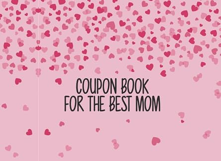 coupon book for the best mom 20 blank vouchers with flower pattern to give away for birthdays or other occasions | voucher booklet to fill out yourself as a gift for mother