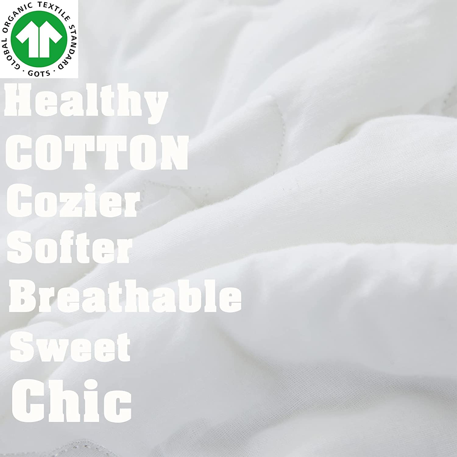 Brandream Set di biancheria da letto per culla, 3 pezzi, tinta unita, bianco, chic, unisex, con ricamo a farfalla