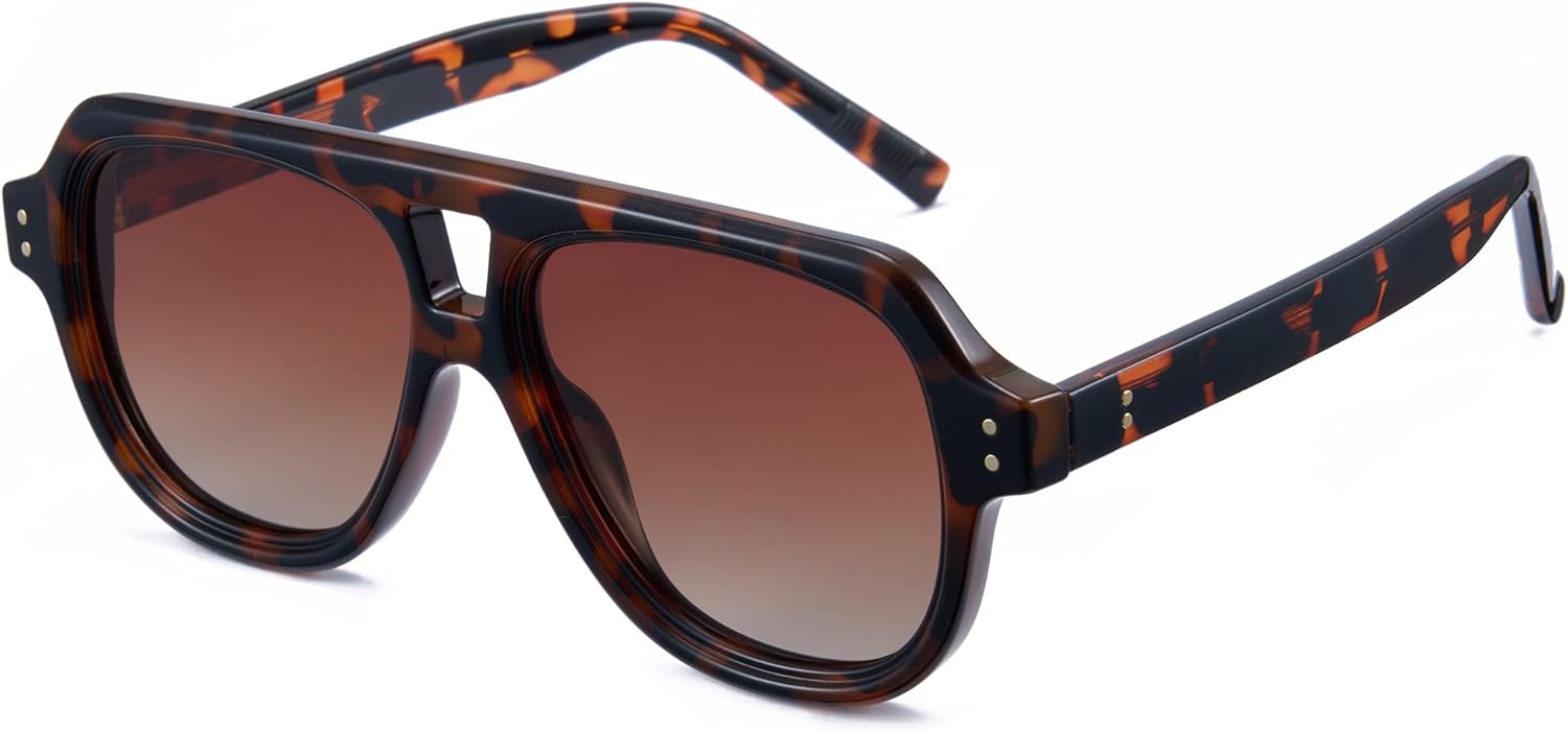 Cyxus Polarized Aviator Sunglasses for Women Men Anti Glare UV Protection for Driving Outdoor P1336