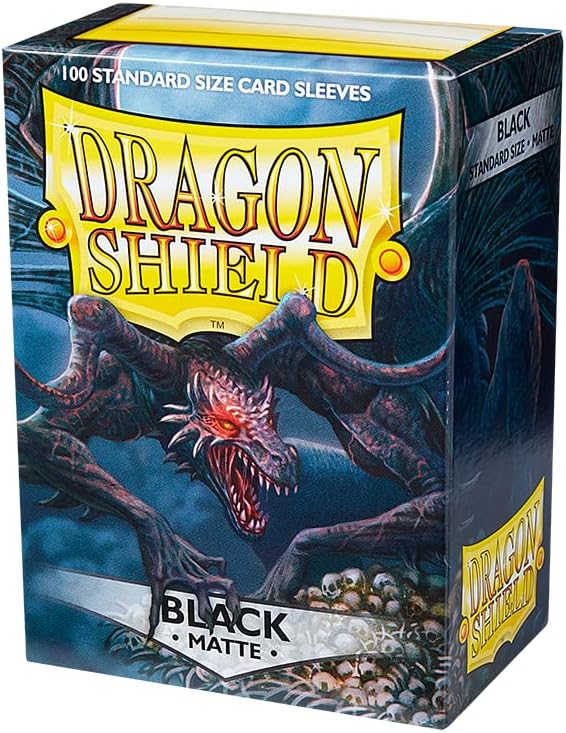 Dragon Shield Matte Black 100 Protective Sleeves