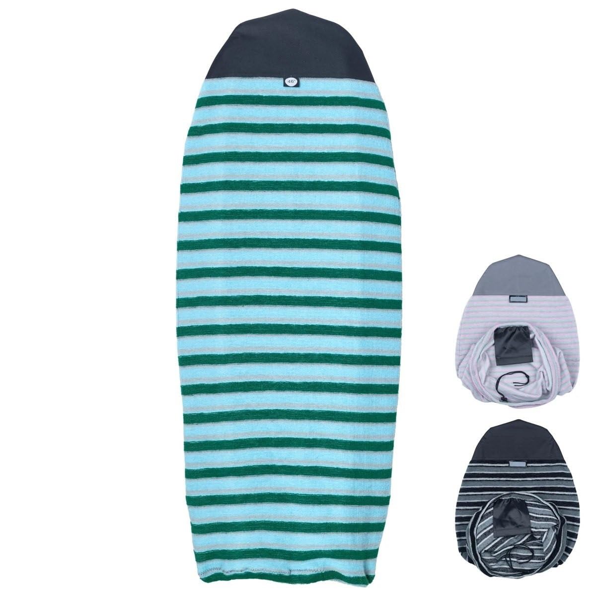 sup Tasche 46in Kurze Surfbrett Socke Weiche Abdeckung Tasche Skimboard Schutzhülle 3'10'' 117cm sup zubehör(Black Night)