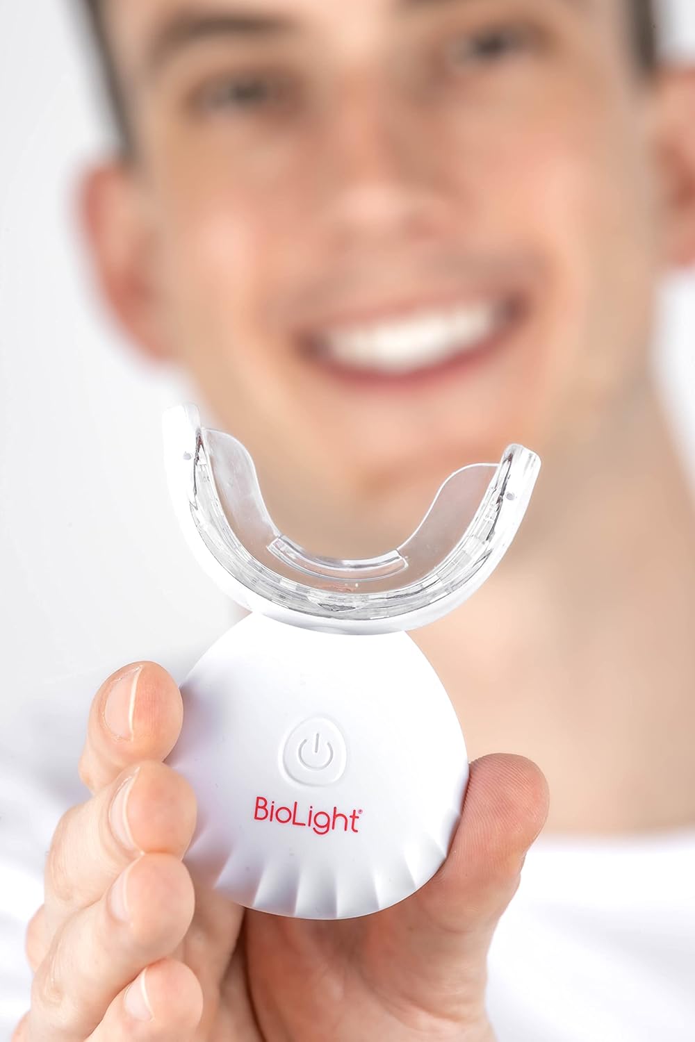 BioLight Guardian Red & NIR Light Device – Patent-Pending Dual-LED Mouthpiece, 630 nm/850 nm Wavelengths, BPA-Free Silicone, Magnetic USB Charging, 16-Min Auto Timer, Storage Case
