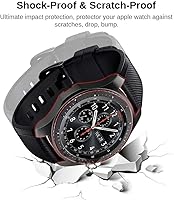 Vista 3 de Miimall [Paquete de 2] Compatible con Samsung Galaxy Watch de 1.812 pulgadas/Gear S3, carcasa protectora chapada en TPU suave para Samsung Gear S3