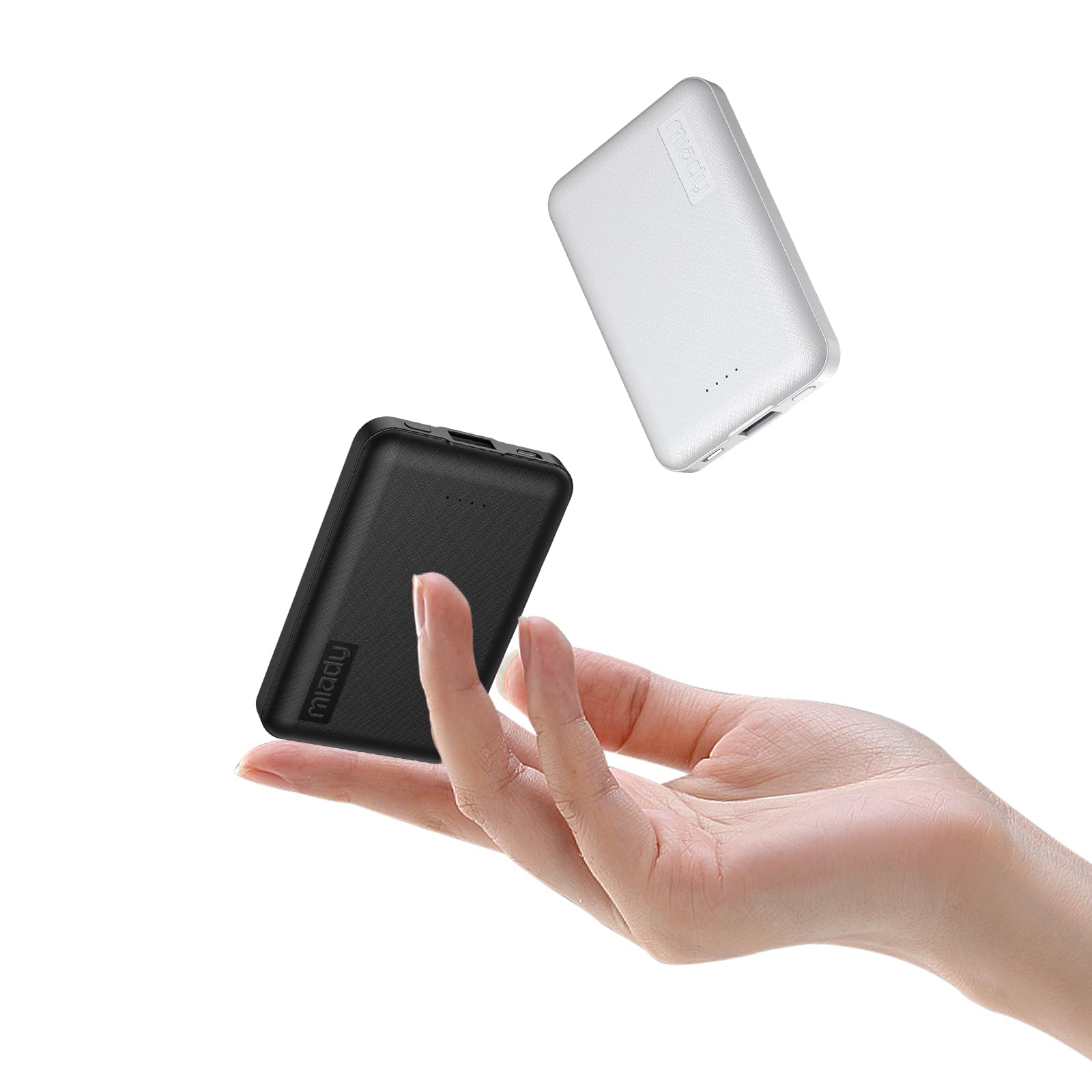 WURK Draagbare mini-powerbank, 2000 mAh, compacte externe batterij, powerbank, USB C, mobiele telefoonoplader, noodoplader, sleutelhanger, oplader, ultra-compacte mini-accu, snel opladen WURK Draagbare mini-powerbank, 2000 mAh, compacte externe batterij, powerbank, USB C, mobiele telefoonoplader, noodoplader, sleutelhanger, oplader, ultra-compacte mini-accu, snel opladen