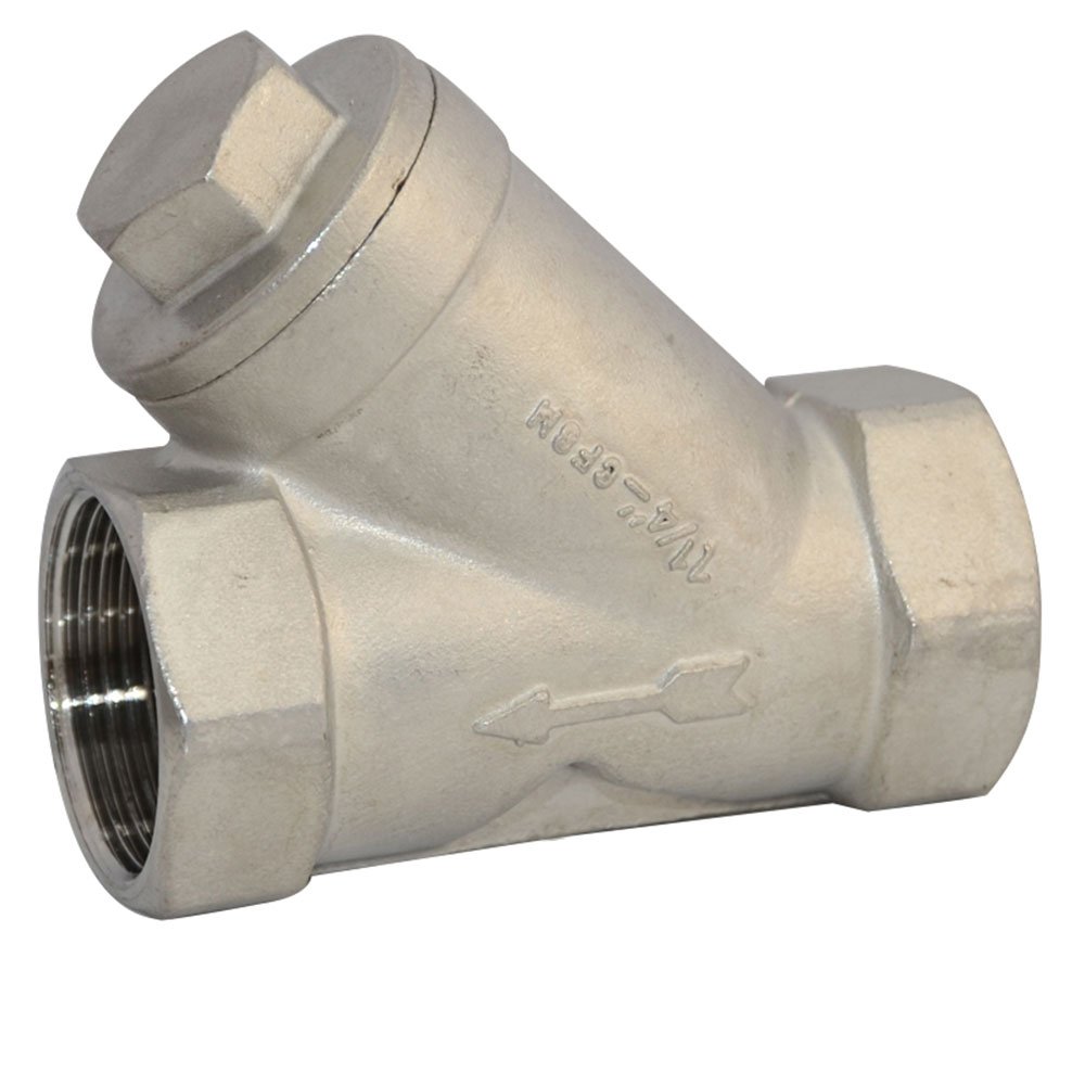 Válvula Colador Wye 1-1/4" Acero Inoxidable CF8M
