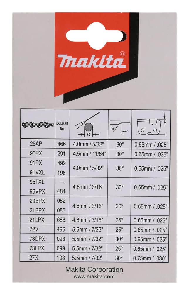 Makita 191H12-3 łańcuch do piły 40 cm 1,3 mm 3/8" HM