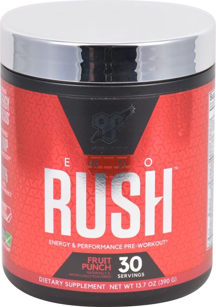 Bsn - Endorush Energy & Performance Pre-Workout Powder 30 Servings Fruit Punch 173997