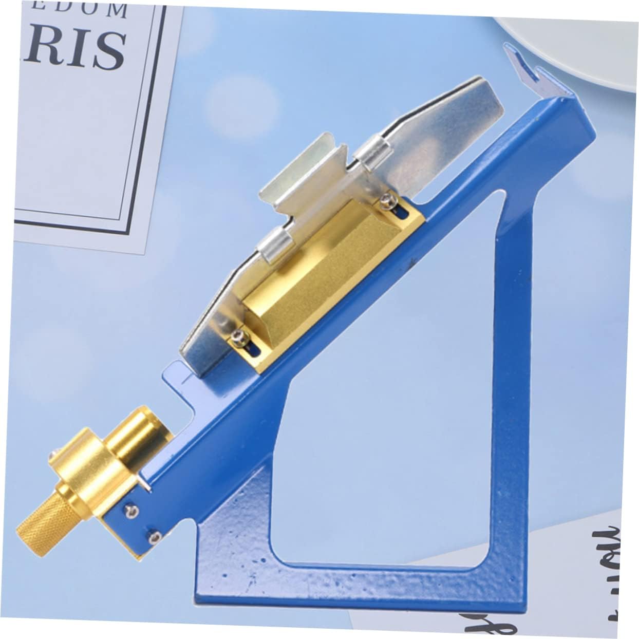 Metal Arrow Fletching Jig Tool DIY Sticky Clip for Arrows Easy Placement with Scale for Quill Vanes Repair from