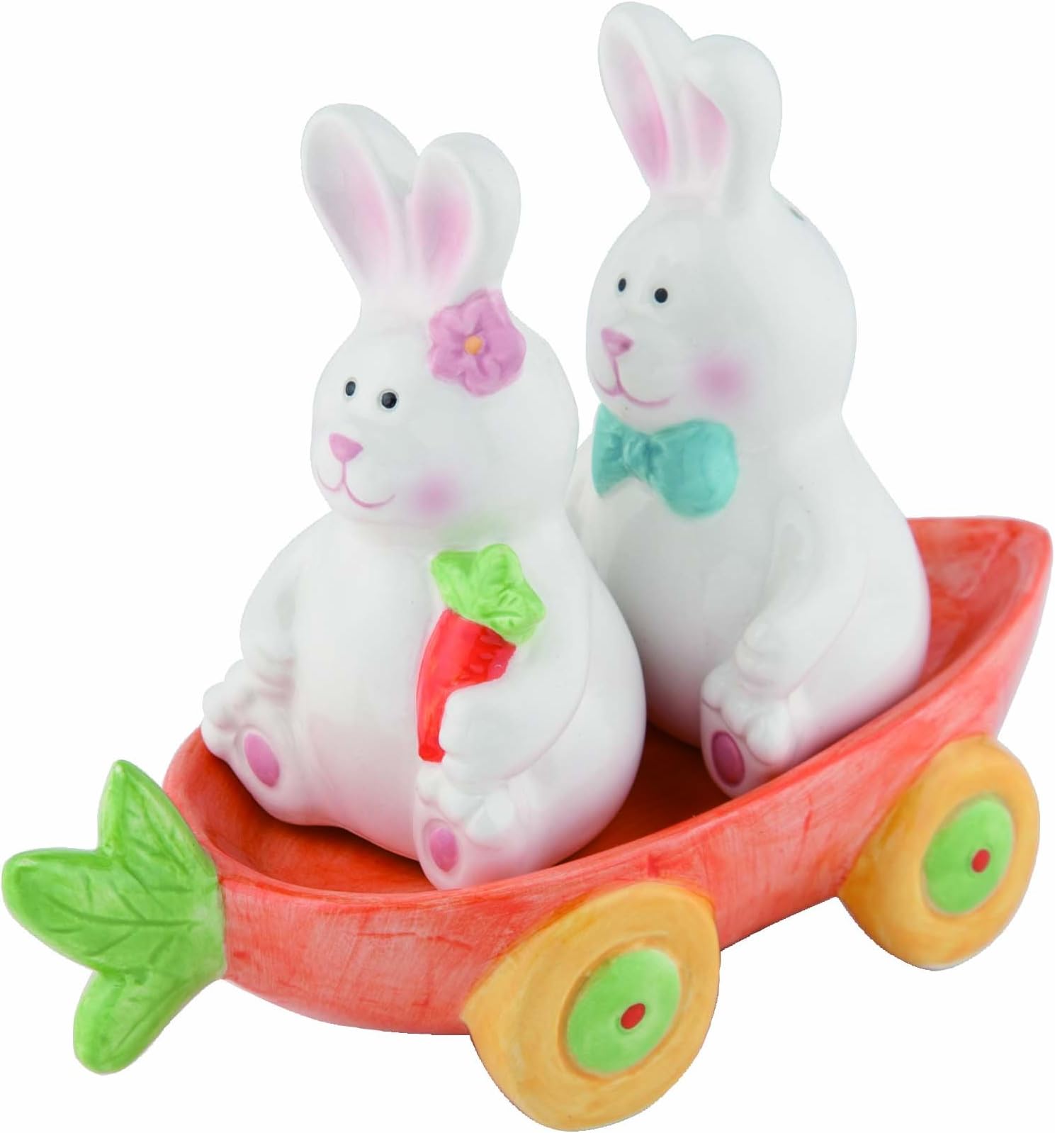 Easter Salt & Pepper Shaker Set - Easter Bunny and Carrot