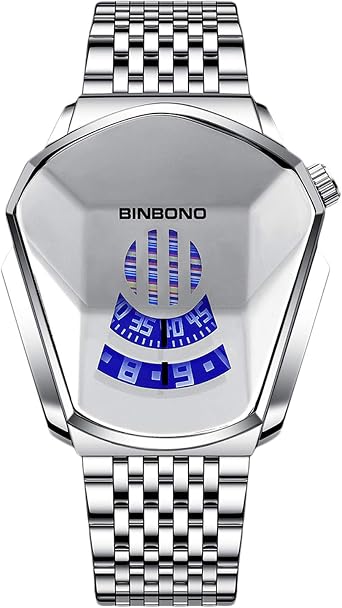 RORIOS Orologio Uomo Analogico Quarzo Orologio con Acciaio Inossidabile  Strap Elegante Orologio da Polso Orologio sportivo uomo : Amazon.it: Moda