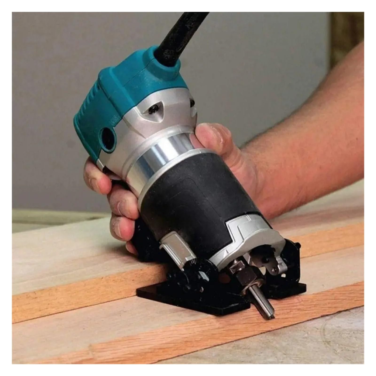 Aspirateur de Poussière, Cache-poussière for base de défonceuse, base de fraiseuse à bois, support de fraiseuse, outils de travail du bois for défonceuse(Adjustable)
