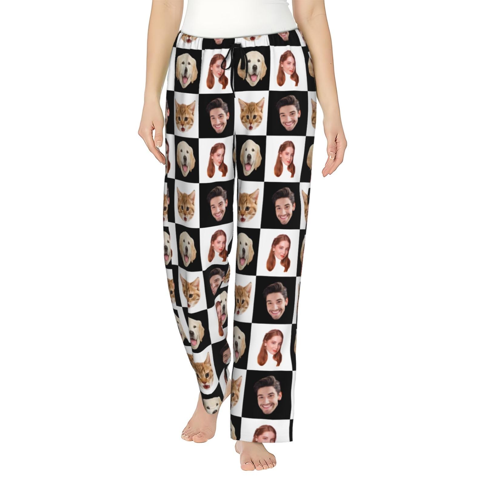 Personalized Pajamas Pants For Men Women Custom Funny Pj Pants With Face Photo Funny Gifts