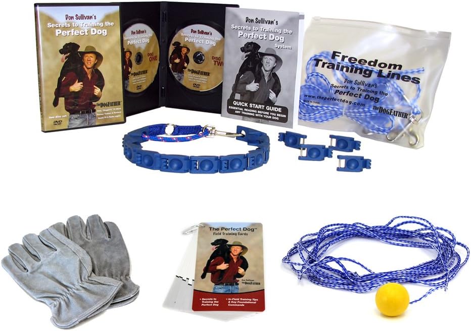 Don Sullivan's Secrets to Training the Perfect Dog, Maximum Results Pack with DVD Set and Command Collar, Size Large