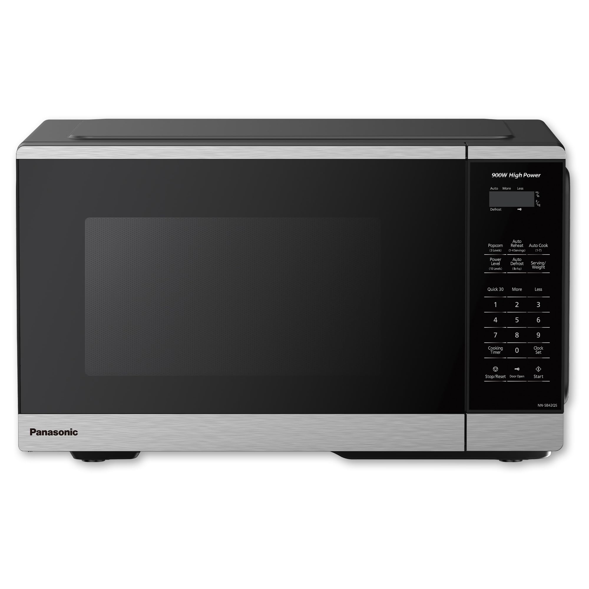 Panasonic Countertop Microwave 0.9 Cu Ft Black Stainless