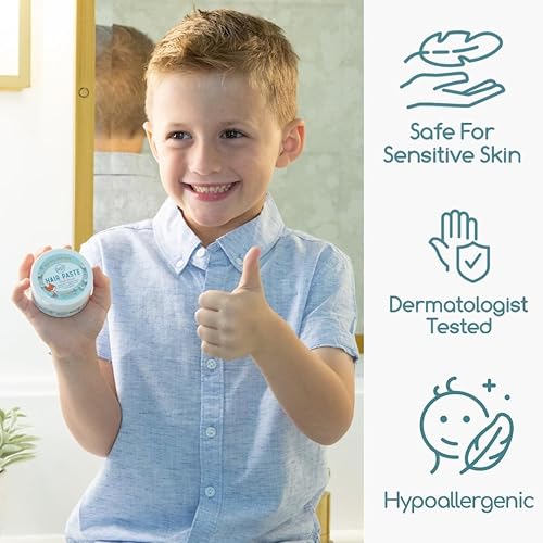 Miniatura 4 de LANE & CO. Pasta para el cabello, pasta de peinado a base de plantas para bebés, niños pequeños, fórmula natural y orgánica, segura y antiadherente,