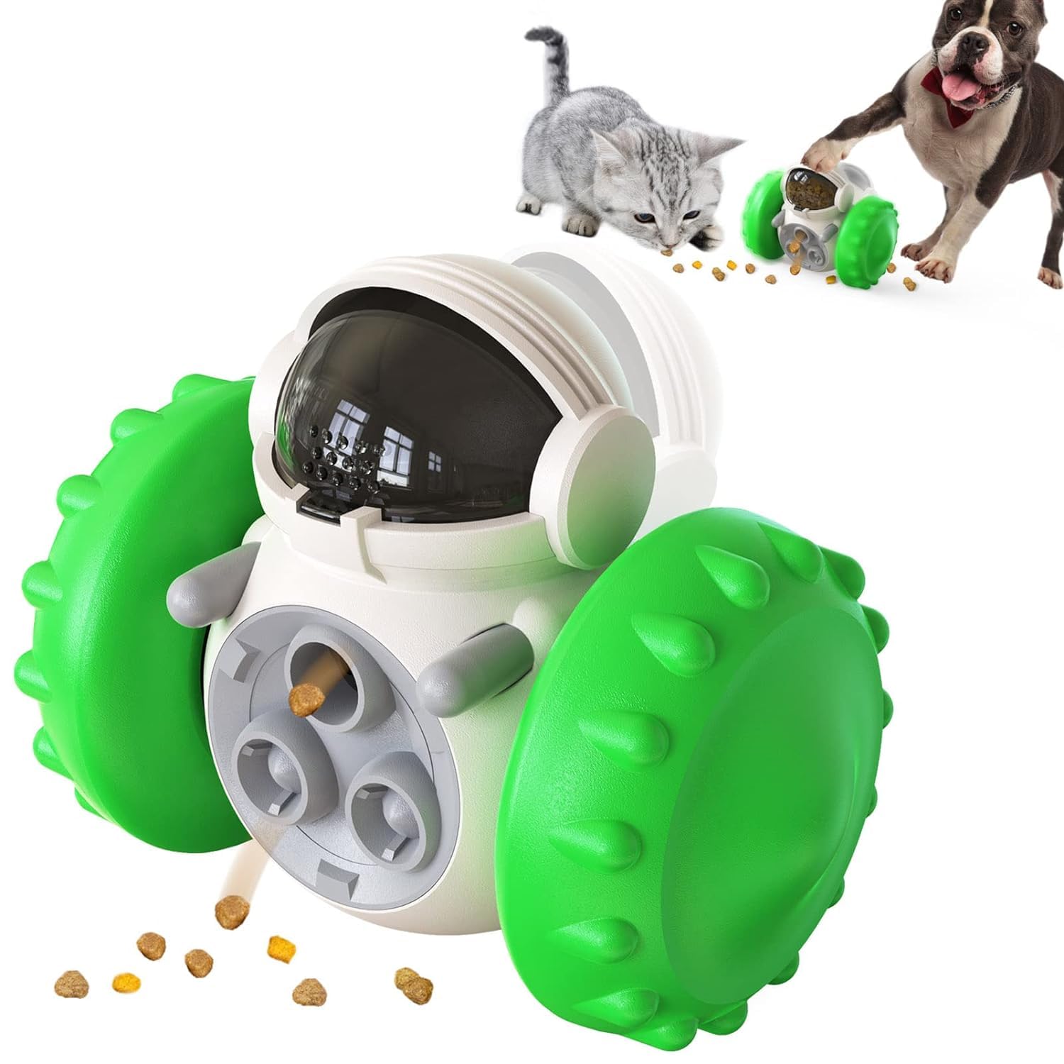 TPS Dog Cat Interactive Toy for Small and Medium Size Dog/Cat|Cat Toys|Dog Toys|Slow Feeder Food Dispenser Feeding Toy Dog Puzzle Toy for Dog Cat IQ Active (Green) (B0CNS5QG47) Amazon Price History, Amazon Price Tracker