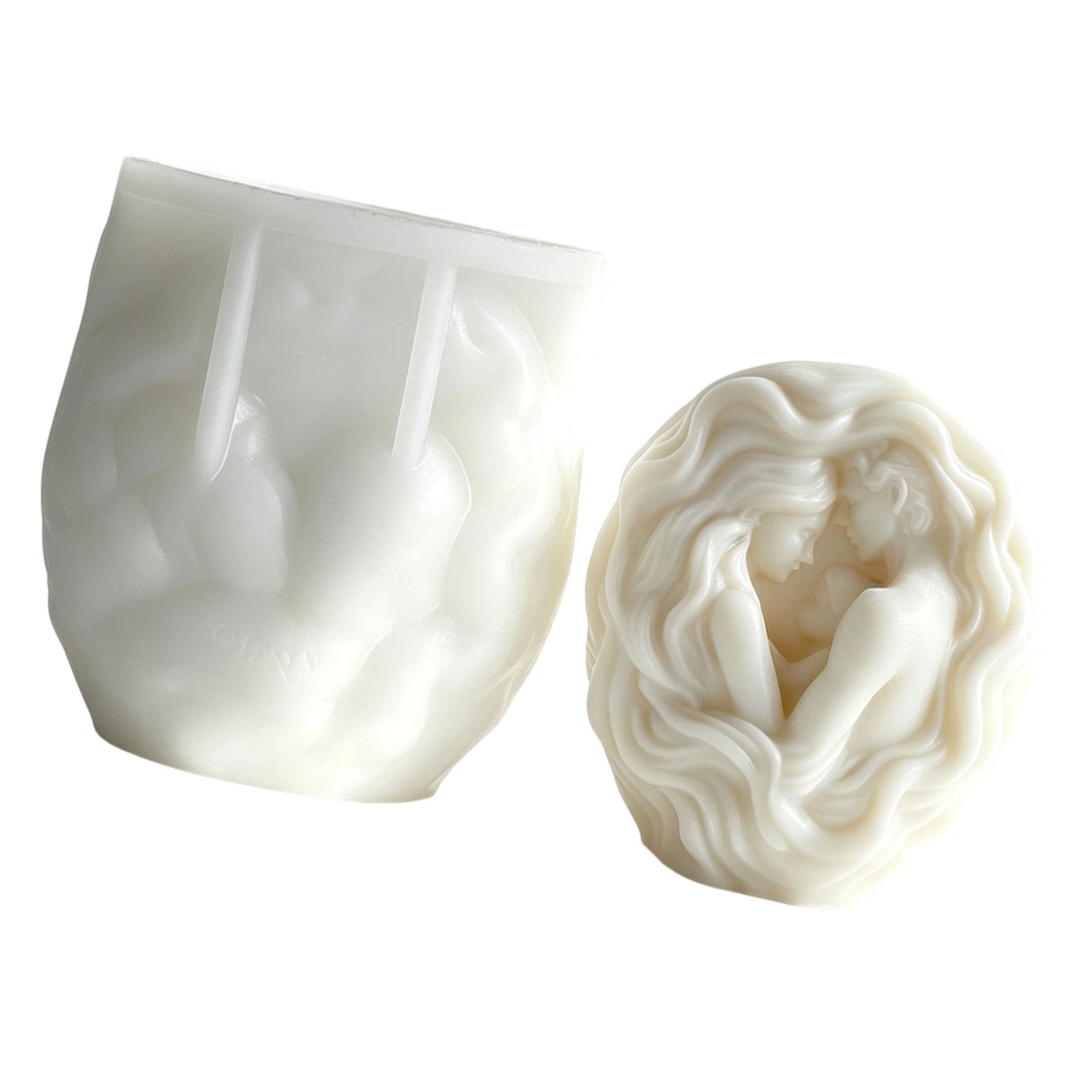 Vdaxvme C Sculpture Silicone Molds Love Family Silicone Molds For Soap Wedding Party Decoration Food Grade Elastomer Ast