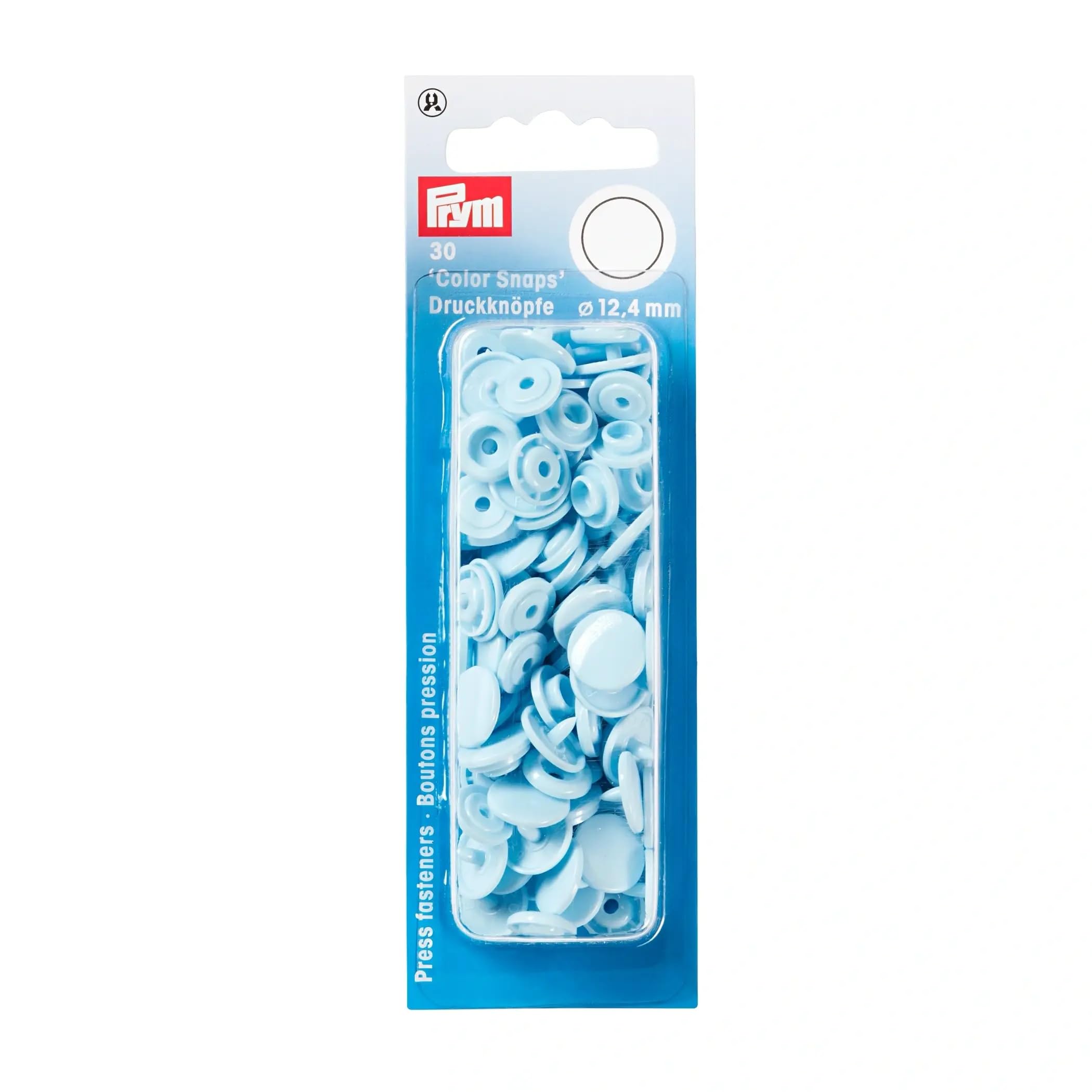 Prym - Prym Press Light-Blue (12.4mm) Fasteners - 1 Unit