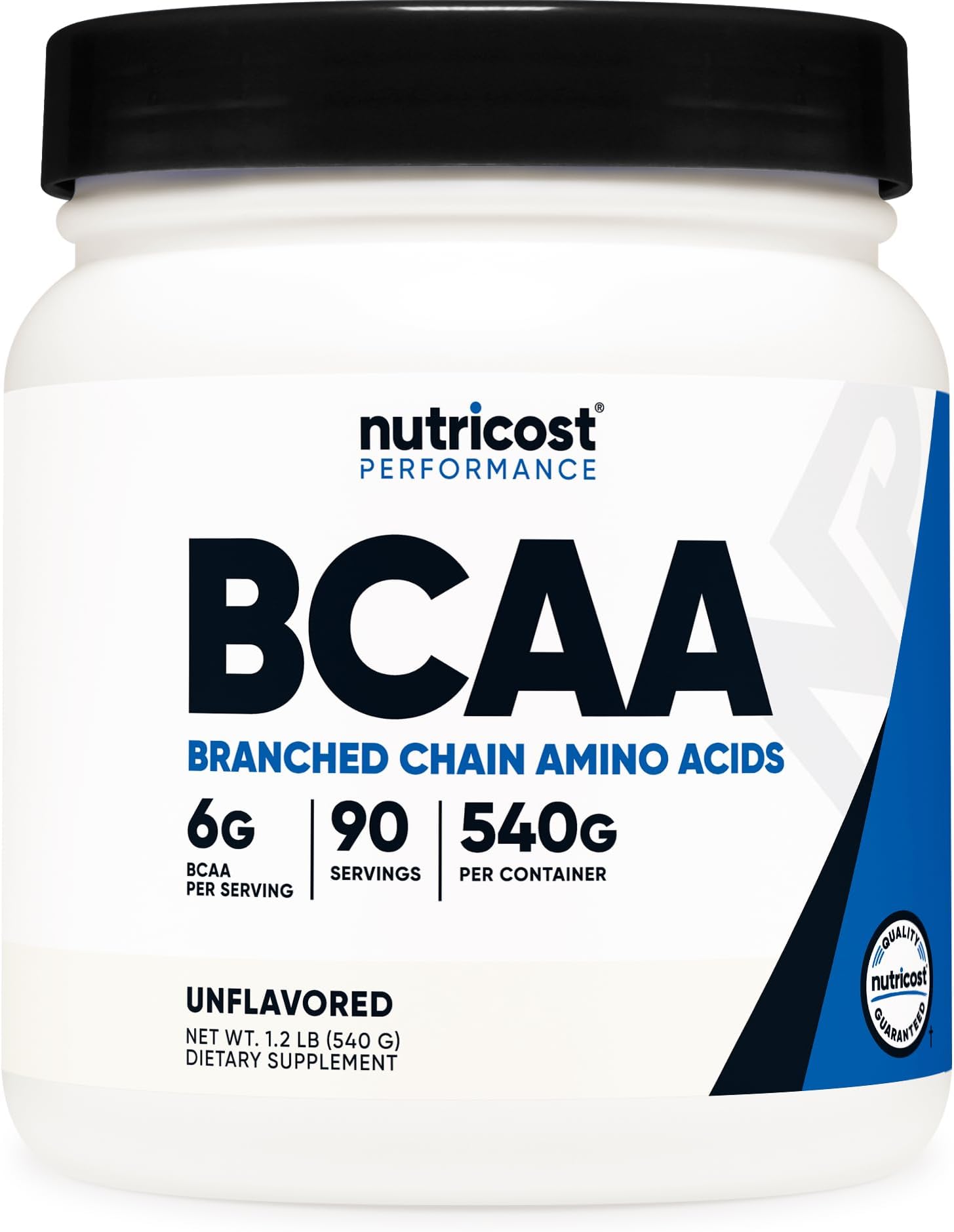 Nutricost BCAA Powder 2:1:1 (90 Servings, No Flavor Added) - Branched Chain Amino Acids
