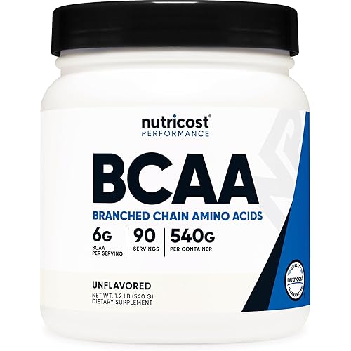 Nutricost BCAA Powder 2:1:1 (90 Servings, No Flavor Added) - Branched Chain Amino Acids