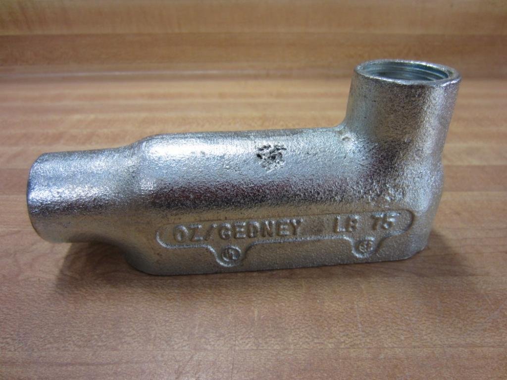 OZ Gedney LB75 LB-75 Conduit Body Type LB Size 3/4"