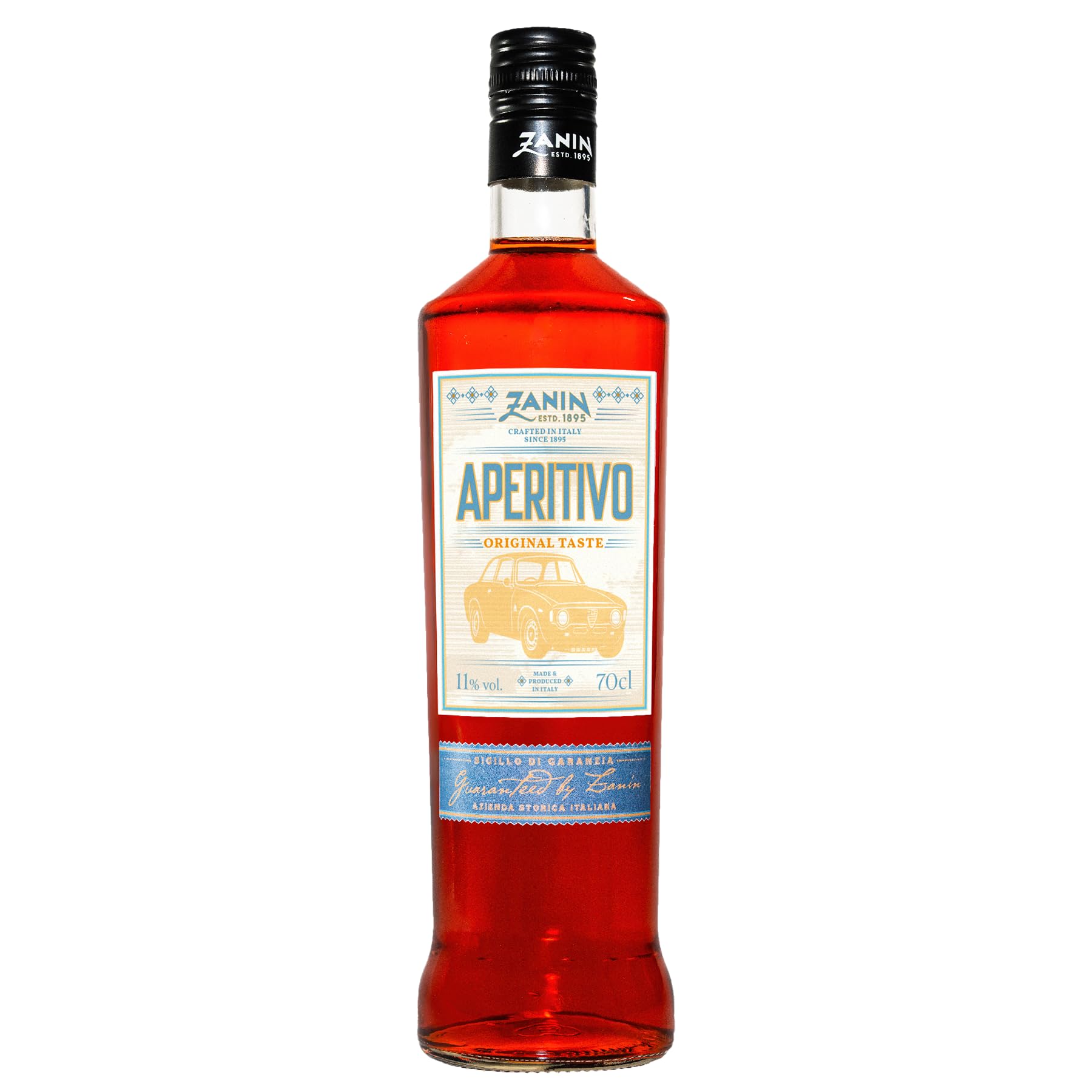 Zanin 1895 Aperitivo Liqueur 70cl, 11% ABV | Bitter, Sweet Aperitivo for Spritz