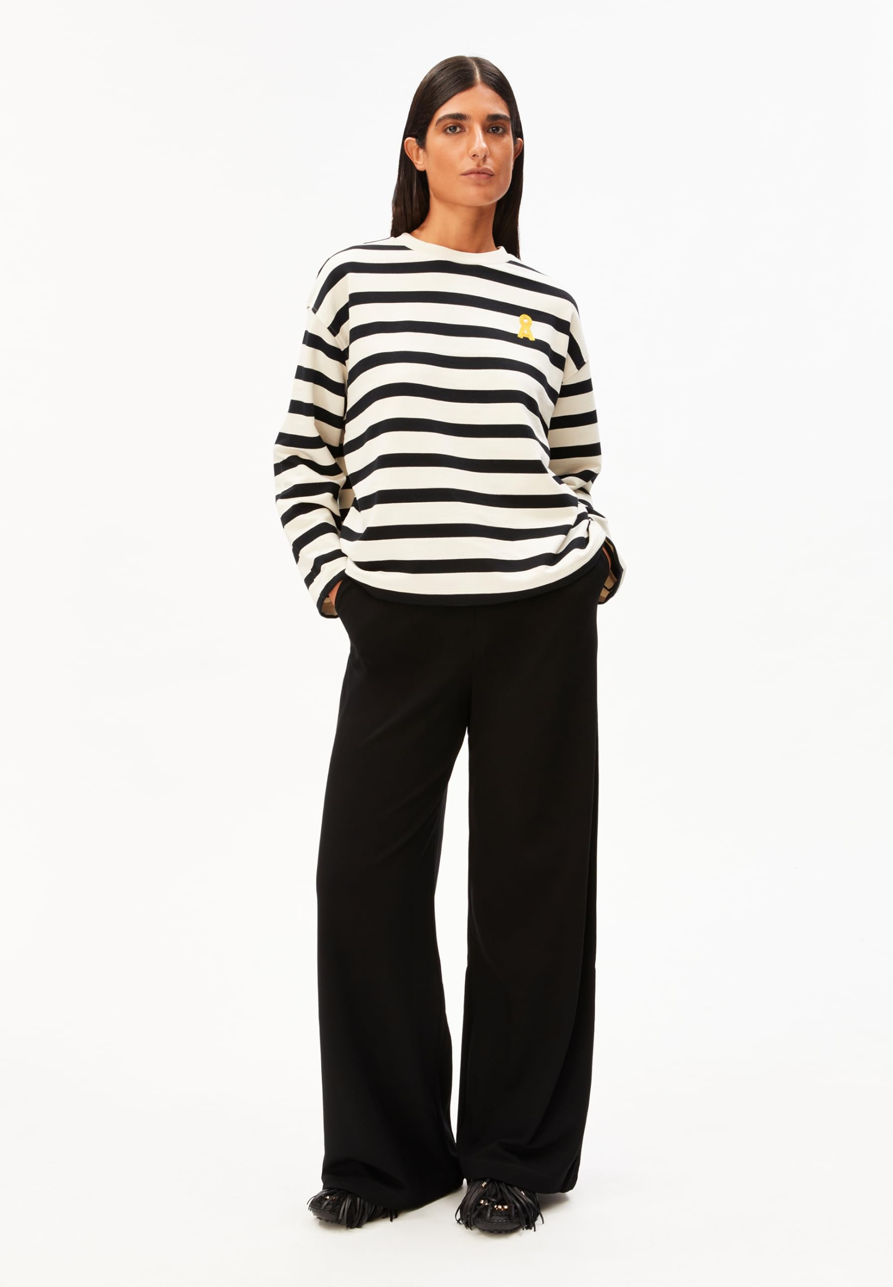 ARMEDANGELS Damen Sweatshirt aus Bio-Baumwolle Iconic Å FRANKAA Oversized Fit