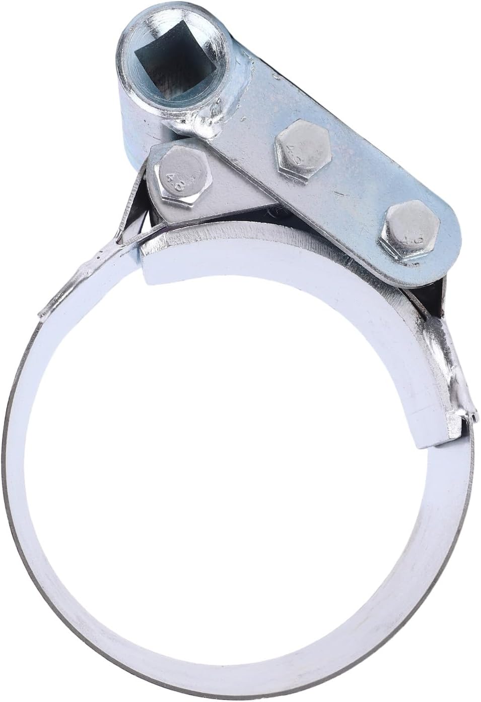 Fafeicy Oil Filter Wrench, 82 to 92mm Stainless Steel Fuel Filter Wrench with 1/2in Square Drive, for Air Dryer, Heavy Duty Automotive