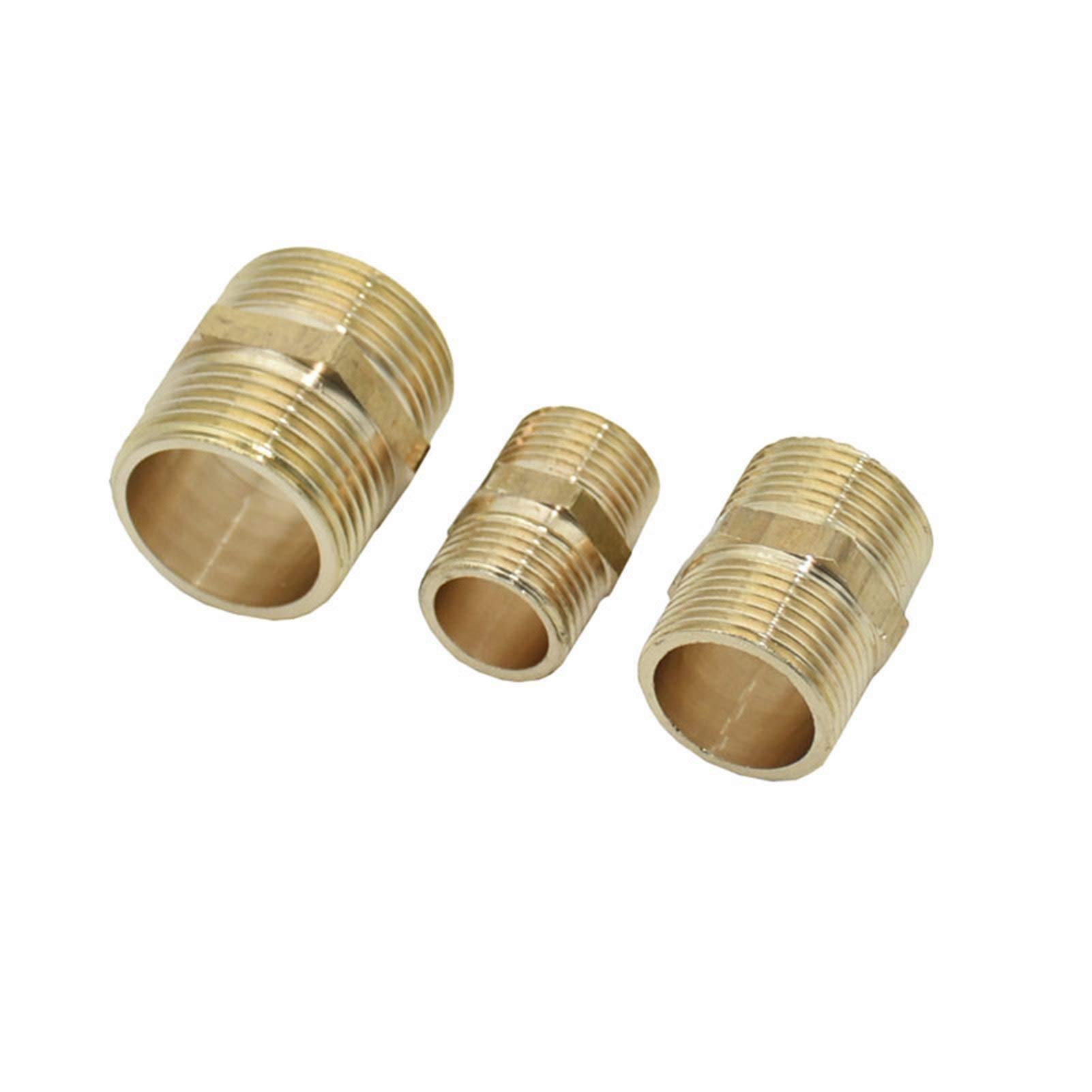 Adattatore per connettori da giardino Copper maschio G1 / 2 G3 / 4 G1 Connettore filettabile in ottone con filettatura in ottone for tubo del tubo del tubo del tubo del tubo del tubo esagonale 10pcs