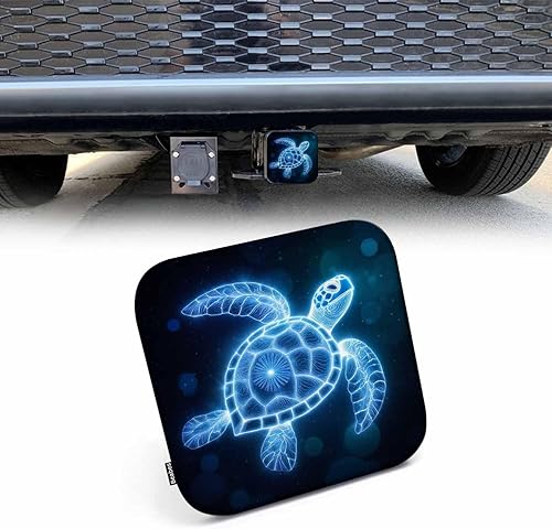 Vista 20 de Cubierta de Enganche de 2" Adventure Begin, Bosque Brumoso Montaña Tubo Receptor de Goma Tapón de Enganche Cubiertas de Enganche de Camión, Cubierta